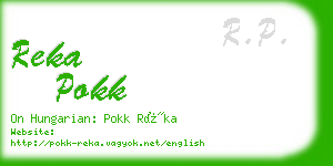 reka pokk business card